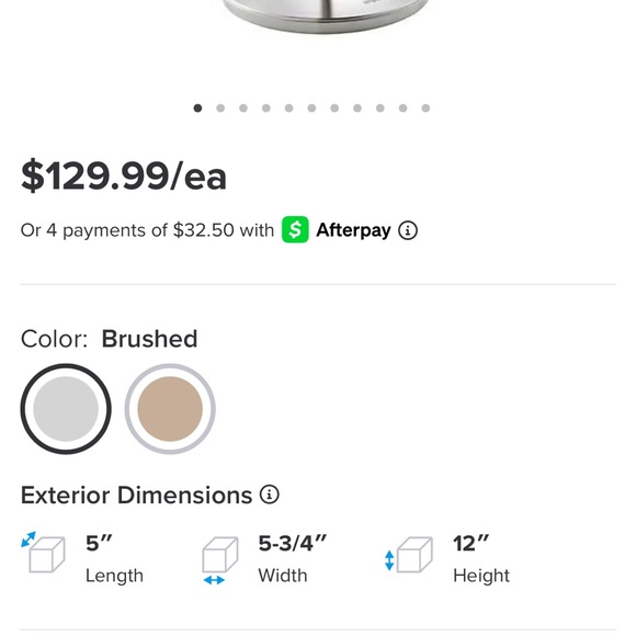 Simplehuman Silver travel Mirror - Picture 12 of 12